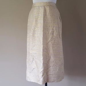 Plus Size18W Gold Laced Full Skirt Midnight Velvet